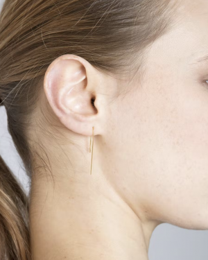 Arete num 2 oro/plata