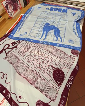 Pañuelo Saten Gossos de Barri