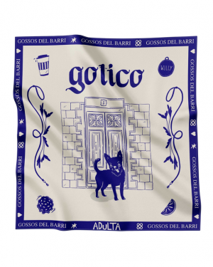 Pañuelo Saten Gossos de Barri